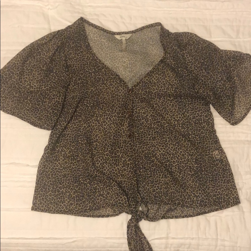 Leopard blouse